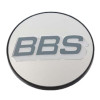 BBS Center Cap 56mm Polished/Grey & White