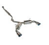 REMARK Elite Spec CatBack Exhaust, Toyota GR86 / Subaru BRZ 2022+, Burnt Stainless Tip Cover