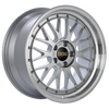 BBS LM 18x9 5x114.3 ET42 Diamond Silver Center Diamond Cut Lip Wheel - 82mm PFS/Clip Required