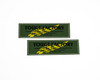 Touge Factory Checkered Sticker - Green / Yellow