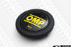 OMP Corsica 350mm Steering Wheel - Black Suede with Titanium Spokes