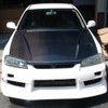 Origin Labo Nissan R34 Skyline Type 2 Vented Hood FRP