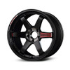 TE37SL BK-III 18X8.5 +34 5-112 PRESSED BLACK / RIM REDOT