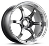 R6 18X10.0 +35 5-114.3 MACHINING & HYPER PLATINUM BLACK