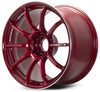 RSIII 18X8.5 +47 5-100 RACING CANDY RED & RING
