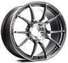 RZII 16X6.5 +38 4-100 RACING HYPER BLACK & RING