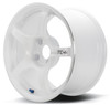 TC4 17X7.5 +35 4-98 RACING WHITE METALLIC & RING