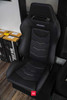 Recaro Speed V Driver Seat - Black Leather/Cloud Grey Suede Accent - RARE!