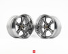 VS-KF# 18x9.5 +1 / 18x10.5 -11 5x114.3 - Brilliant Silver Black 