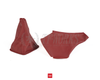 Vertex Leather Shift Boot + E-Brake Boot Set - JZX 90/100 - Red