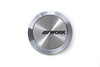 Work Wheels Emotion WORK LOGO Flat Type Center Cap - Full Silver ( SET OF 4 ) 