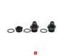 8AN ORB to 6AN Male Adapter Fitting Set - 2 x ORB Straight + 1 ORB Plug