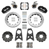 Wilwood (Black) Forged Narrow Superlite 4R-MC4 Big Brake Rear Parking Brake Kit 13.5" Drilled and Slotted Rotors NISSAN 240SX 89-98