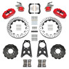 Wilwood (Red) Forged Narrow Superlite 4R-MC4 Big Brake Rear Parking Brake Kit 13.5" Drilled and Slotted Rotors NISSAN 240SX 89-98