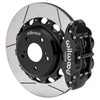 Wilwood (Black) Forged Narrow Superlite 4R Big Brake Rear Brake Kit For OE Parking Brake 13.5" Slotted Rotors NISSAN SKYLINE 89-02 