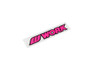 WORK Logo Neon Pink Sticker