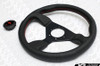 Personal Neo Grinta Steering Wheel 350mm Black Leather with Red Stitching