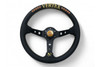 Vertex 10 Star Steering Wheel; Gold; Perforated Leather; 330mm x 90mm Deep