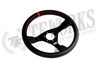 OMP WRC 350mm Black Leather Steering Wheel - OD/1980