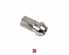 Two part lug nut to prevent scratches on your wheels