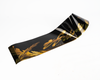TF-Works Shodo Series Windshield Banners - Black / Gold Chrome