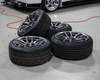Work Wheels Shigoku 17x9 +12 / 18x9.5 +12 with Tires Mounted & Balanced