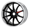 WORK ZR10 2P 19x10.0 +4 5x114.3 Black (R Disk) (Step Rim)