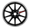WORK ZR10 2P 19x11.5 +0 5x100 Black (R Disk) (Step Rim)