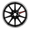 WORK ZR10 2P 19x12.5 +24 5x100 Black (R Disk) (Step Rim)