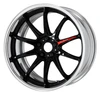 WORK ZR10 2P 19x8.5 +21 5x100 Black (A Disk) (Step Rim)