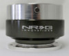 NRG Gen 1.0 Quick Release- Silver Body/ Black Chrome Ring 