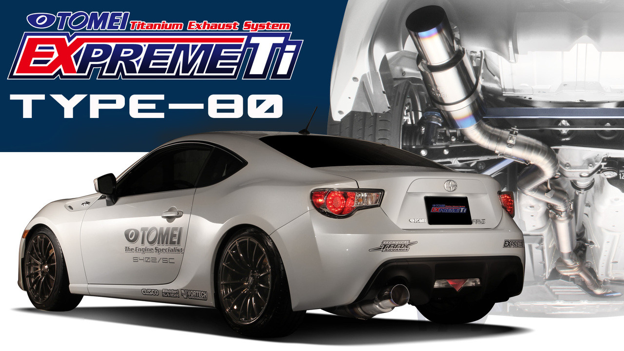 Tomei Expreme Ti Titanium Exhaust Type-80 - FRS/BRZ