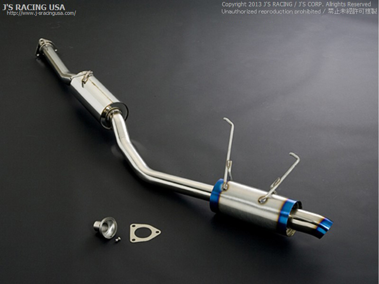 R304 SUS エキゾースト60R Go Tuning Unlimited J's Racing R304 SUS Exhaust Dual 60RS
