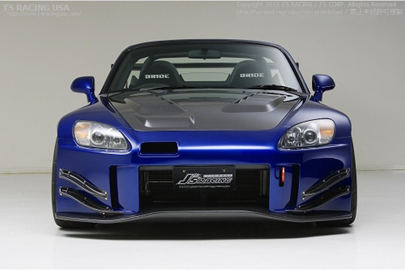 J's Racing Type S Front Bumper CFRP Version 2 - Honda S2000 AP1