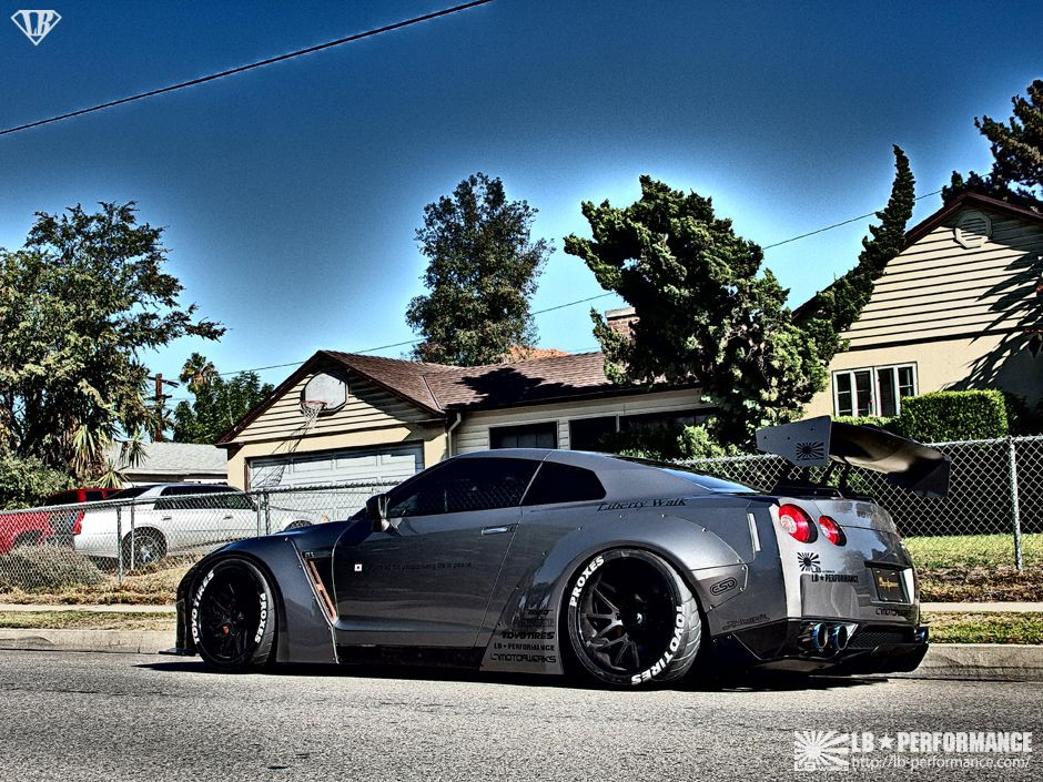 LB-Works Nissan GTR R35 Rear Wing - Touge Factory