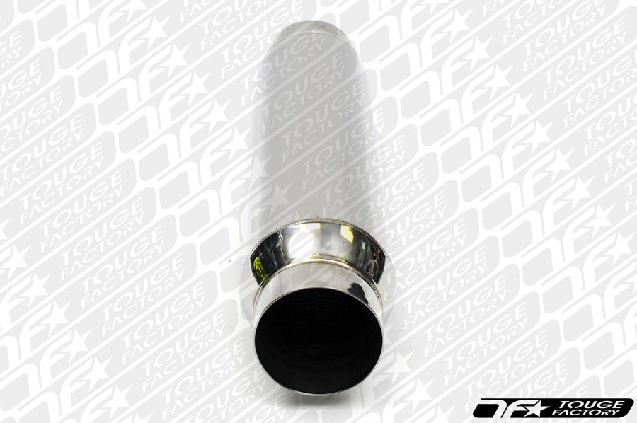 Vibrant SS Resonator (Standard Design) 2.5in inlet/outlet x 18in long
