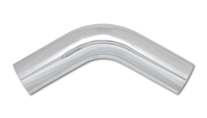 Vibrant 2in O.D. Universal Aluminum Tubing (120 degree Bend) - Polished