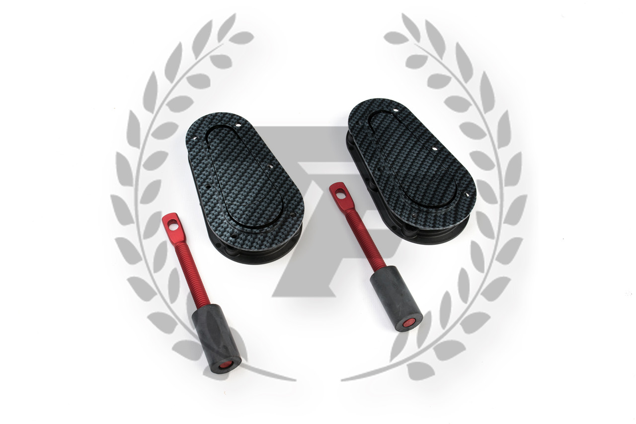 Aerocatch Above Panel NonLocking Hood Latch Pins CARBONLook