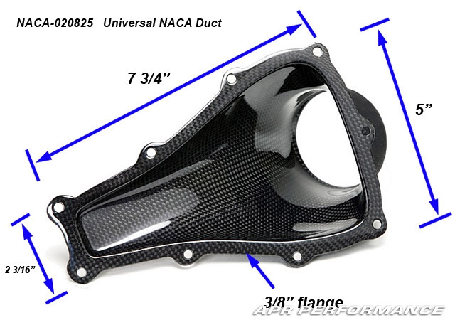 APR Carbon Fiber NACA Duct Type 1 (single pc) main image 1