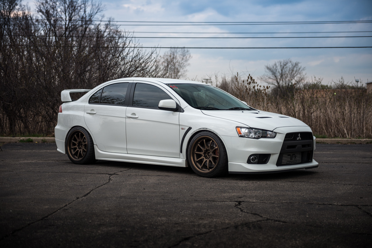 SOLD*** 2008 White Mitsubishi Lancer Evolution X GSR with SSS