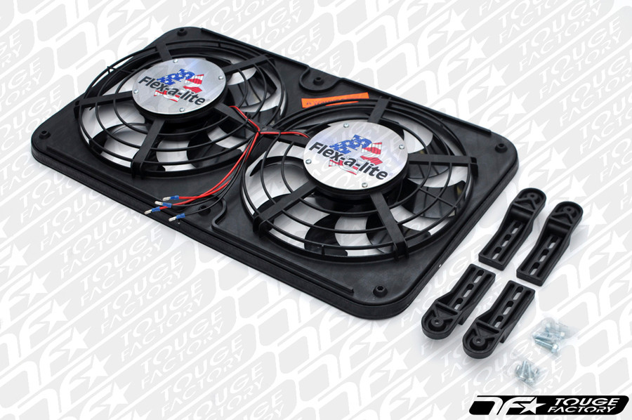 Flexalite FAL Dual Shrouded 12" Electric Radiator Cooling Fans