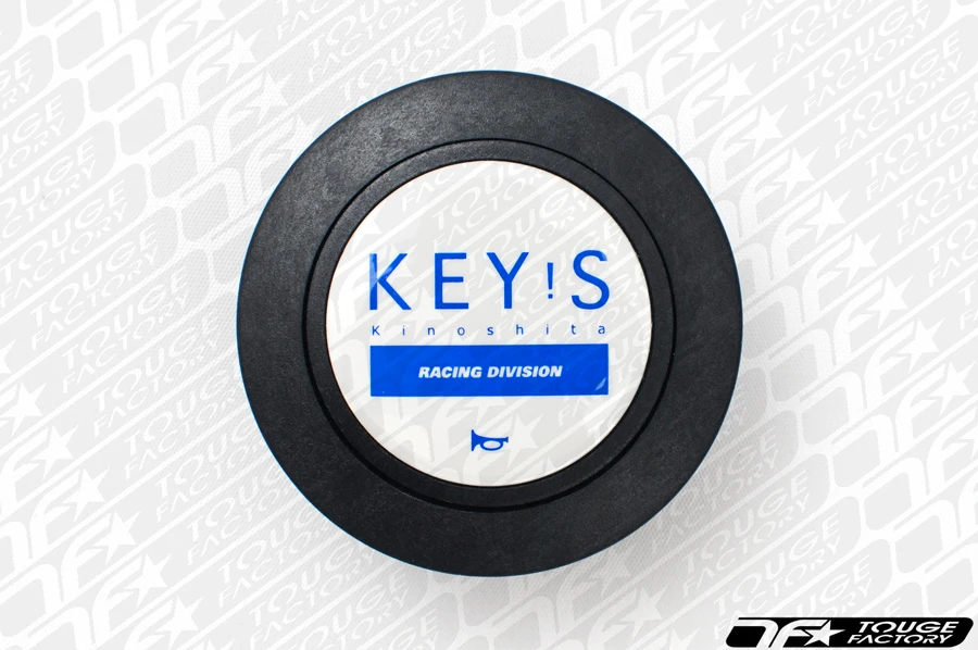 KEY'S RACING Flat Type Steering Wheel (350mm/Leather)