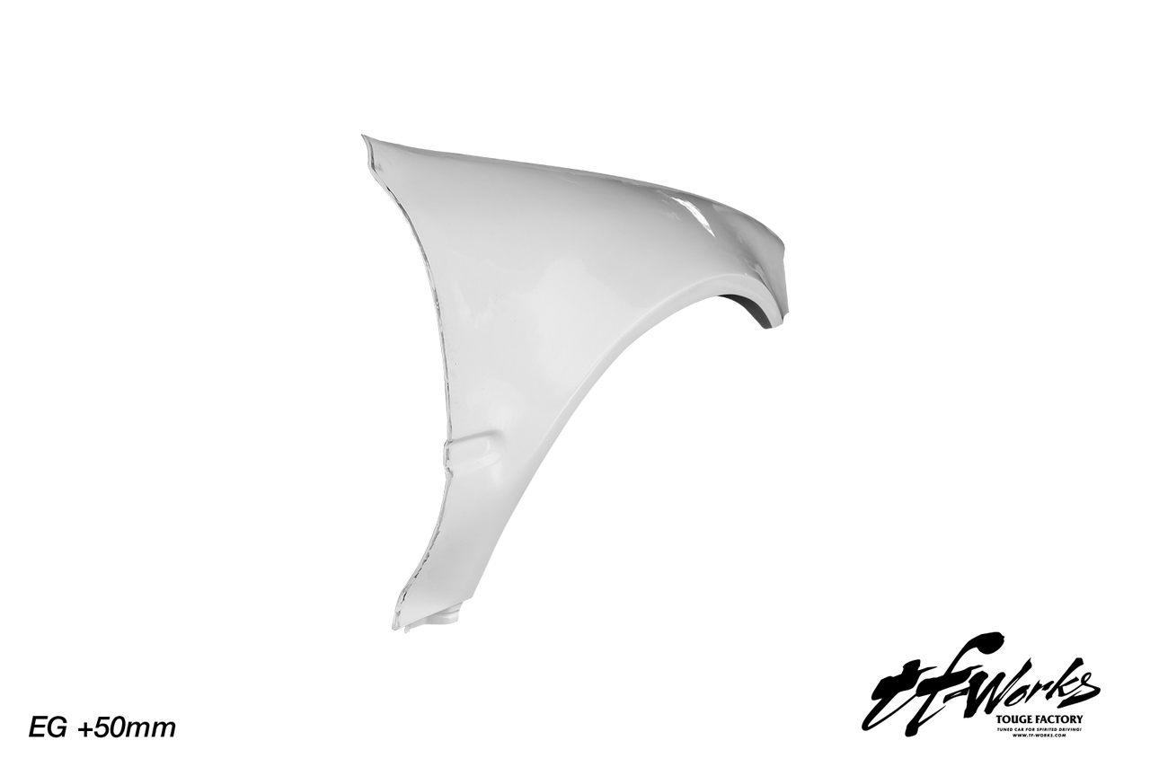 TFWorks Honda Civic EG +50mm Wide front fenders TF Works / Touge Factory