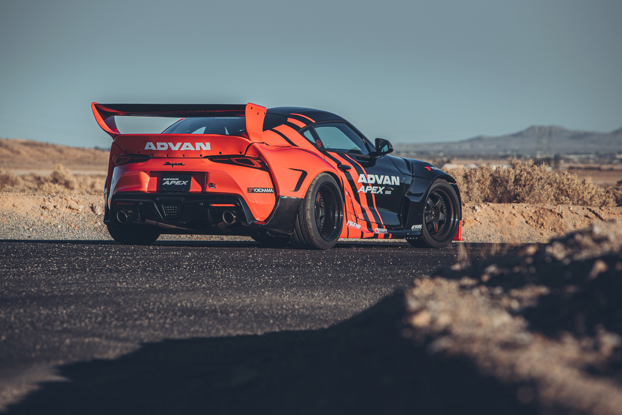 TFWorks A90 Toyota Supra Muffler Delete Axle Back