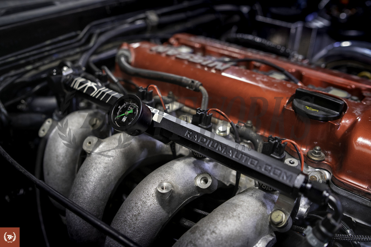 Radium Fuel Rail + Radium FPR + FIC Injectors S13 SR20DET Package
