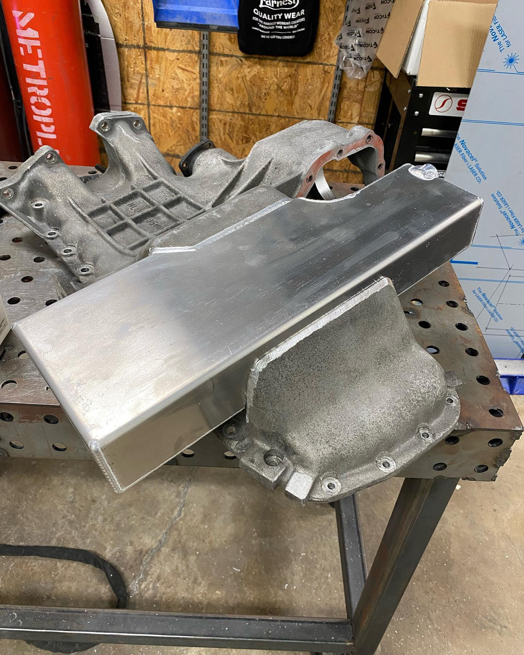 LeaskSpec RB26 Oil Pan Extension with Template
