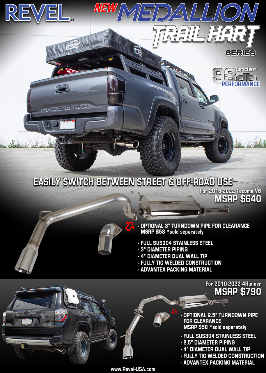 Revel Medallion Trail Heart Exhaust System 2010-2022 Toyota 4Runner