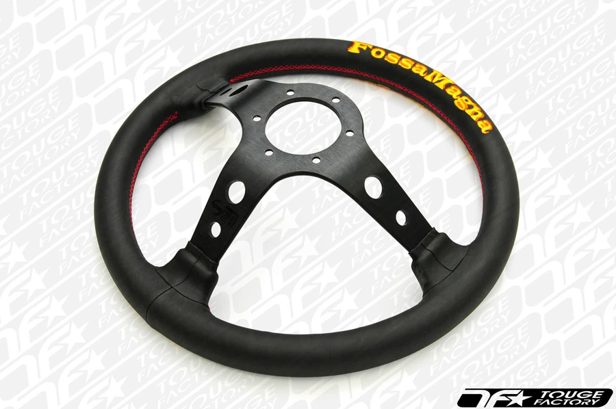 KEY'S RACING FOSSA MAGNA Deep Type Steering Wheel (350mm/Leather ...