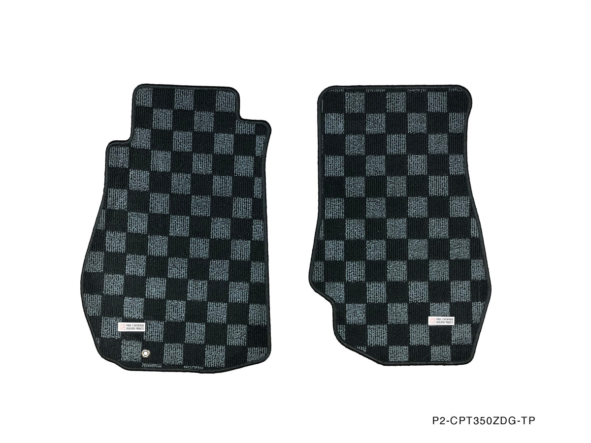 P2M 350Z Z33 Race Floor Mats - Front - Touge Factory