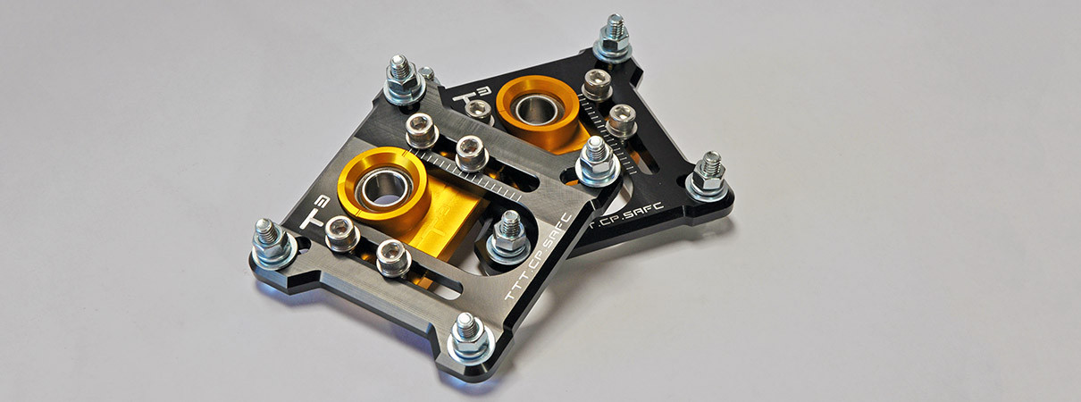 パーツ TA Techno Toy Tuning Black Camber Plates for the FC RX7 - Touge Factory